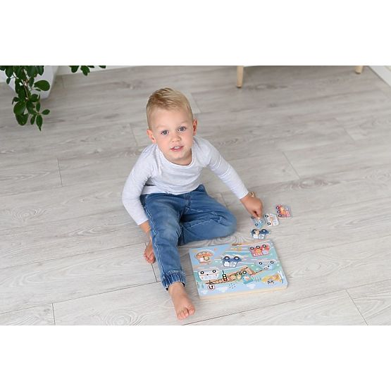 Puzzle sonoro Veicoli