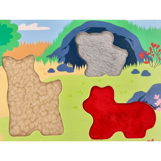 Puzzle tattile 3D Animali della foresta