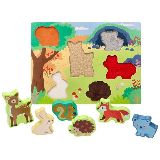 Puzzle tattile 3D Animali della foresta