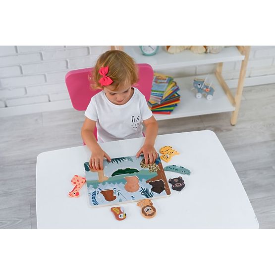Puzzle tattile 3D Animali della savana