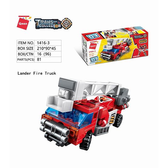 Qman Blazing Mars 1416 set 6 in 1