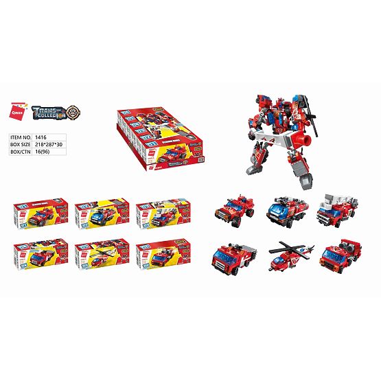 Qman Blazing Mars 1416 set 6 in 1