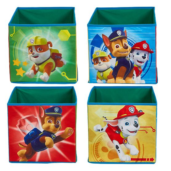 Quattro scatole portaoggetti - Paw Patrol
