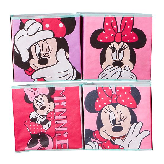 Quattro scatole di immagazzinaggio - Minnie Mouse