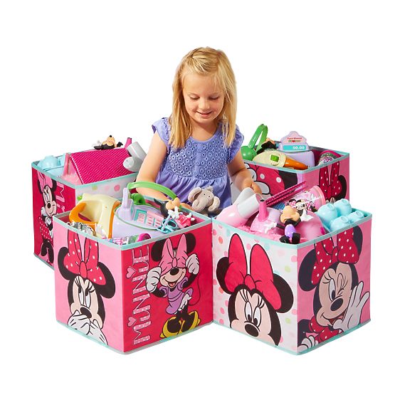 Quattro scatole di immagazzinaggio - Minnie Mouse