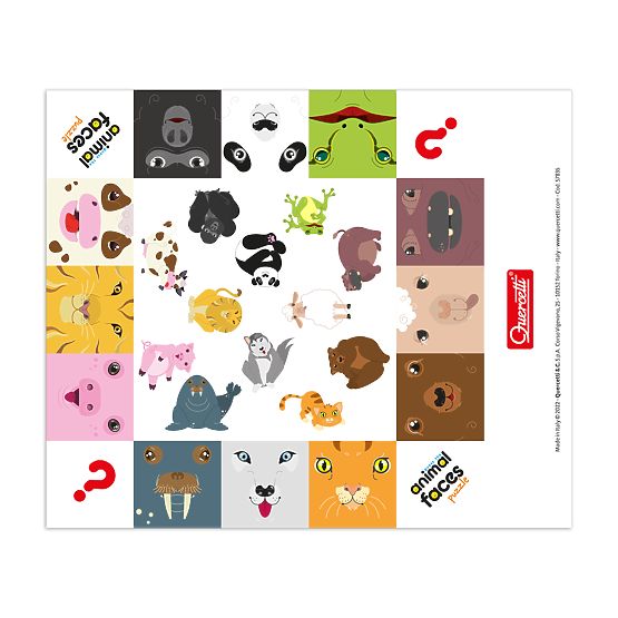 Quercetti Puzzle Volti di Animali