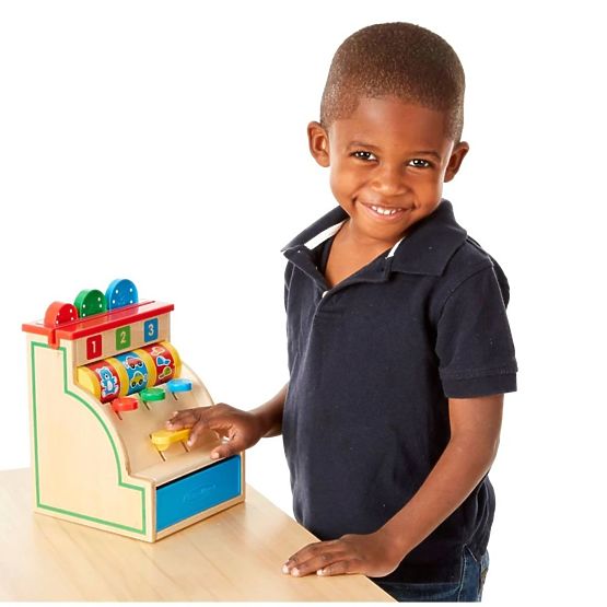 Registratore di cassa in legno 123 Melissa & Doug