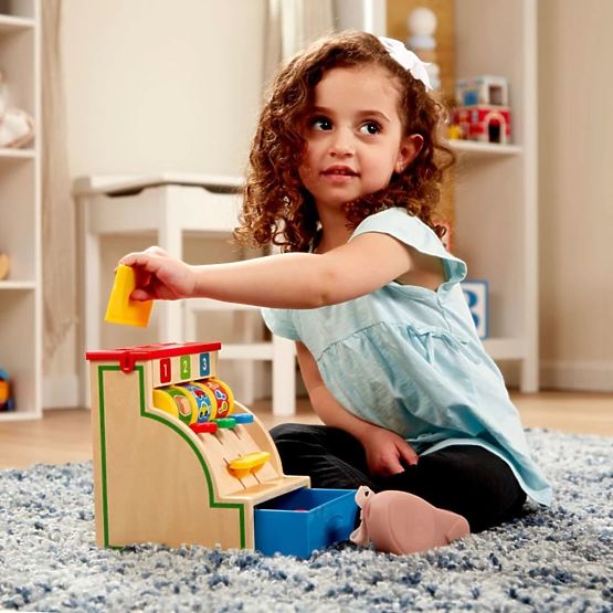 Registratore di cassa in legno 123 Melissa & Doug