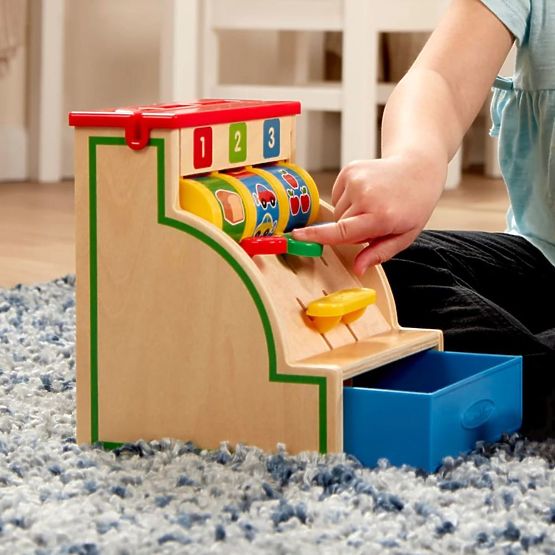 Registratore di cassa in legno 123 Melissa & Doug