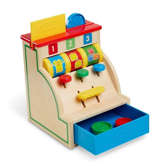 Registratore di cassa in legno 123 Melissa & Doug