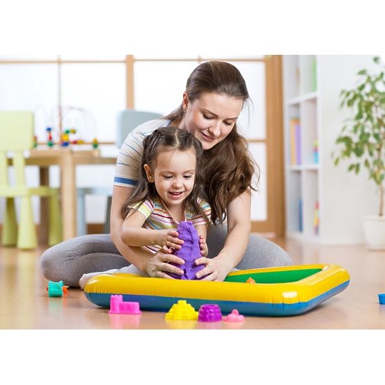 Sabbia cinetica da 5 kg con sabbiera