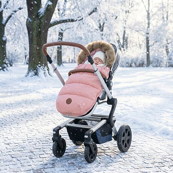 Sacco invernale per passeggino Mouse - rosa antico
