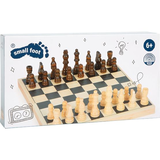 Scacchi in legno gioco logico per bambini