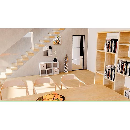 Scaffale a cubi 2x3 - bianco