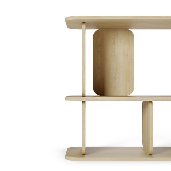 Scaffale alto Tulumo, arrotondato, Rovere Cremona Torro