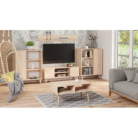 Scaffale armadio Fondi rovere sonoma, stile scandinavo