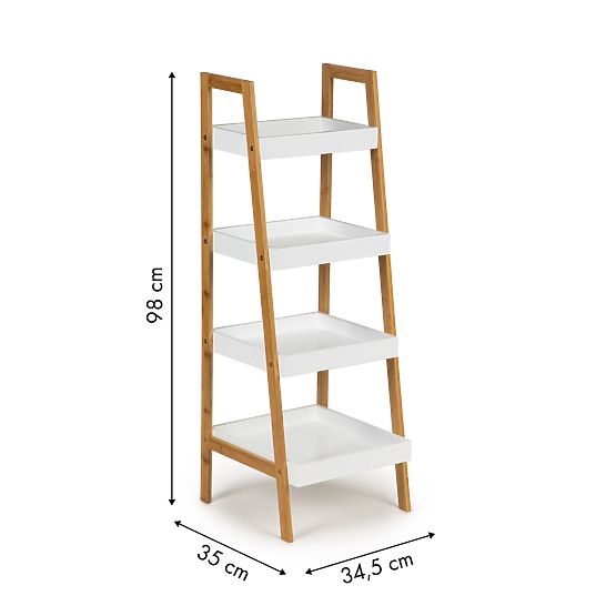 Scaffale con mensole Bamboo - 4 mensole