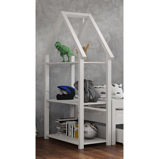 Scaffale con mensole Casetta FRANK - bianco