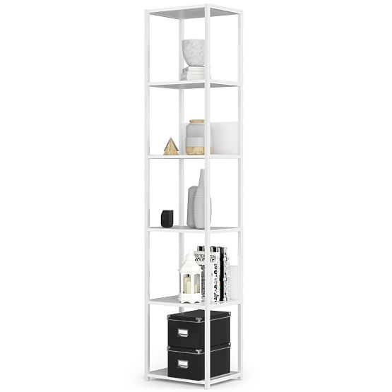 SCAFFALE IN METALLO LOFT 400 BIANCO/BIANCO