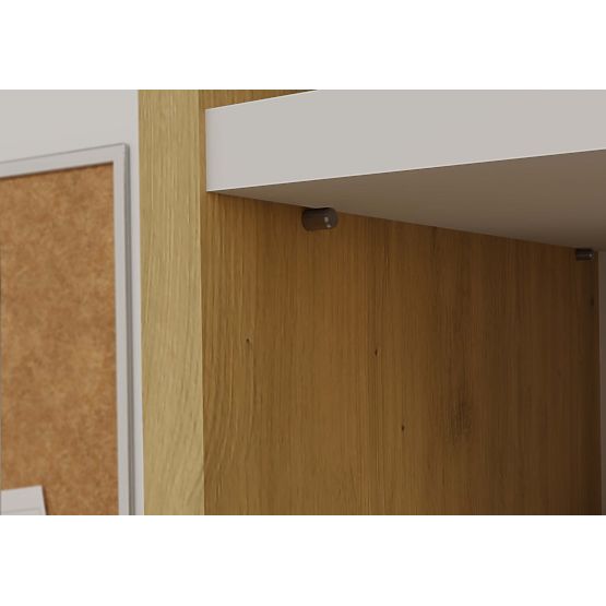 Scaffale Onyx R80 Rovere Artisan Bianco