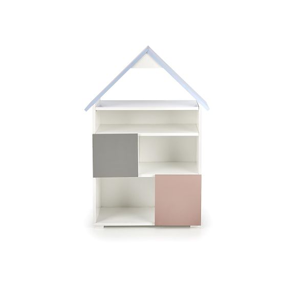 Scaffale per bambini a forma di casa di Fati