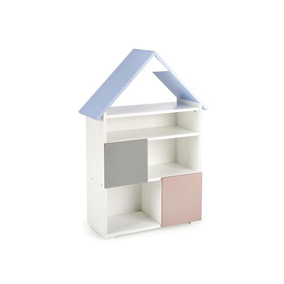 Scaffale per bambini a forma di casa di Fati