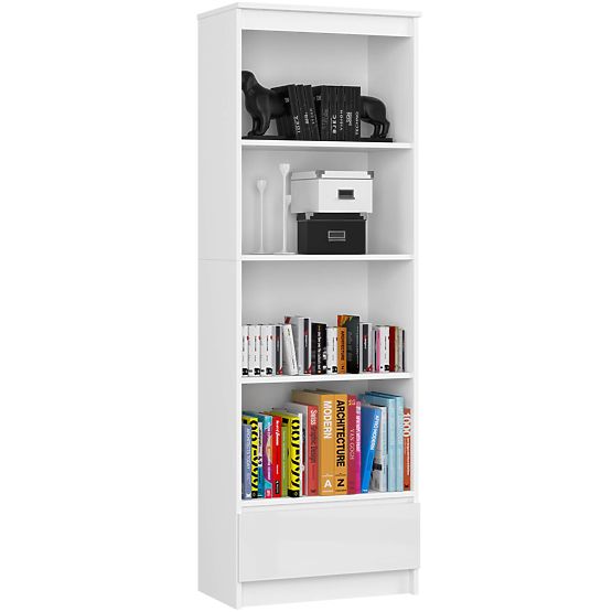 SCAFFALE R60 1SZ 4P CLP PK BIANCO / LUCIDO BIANCO