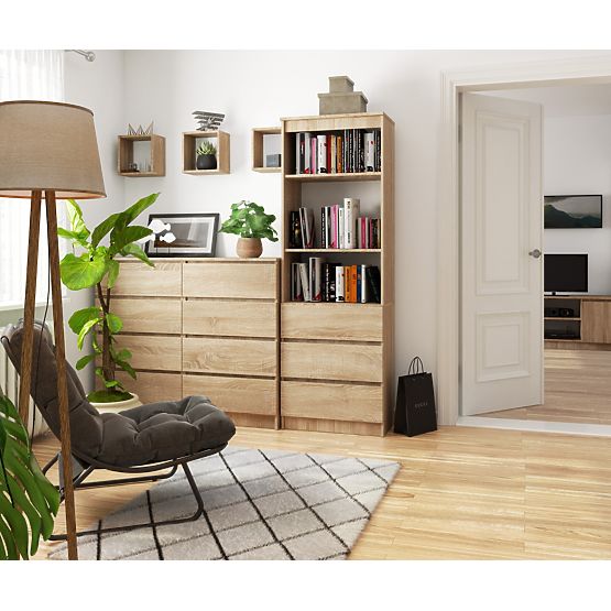 SCAFFALE R60 3SZ 2P CLP PK ROVERE SONOMA