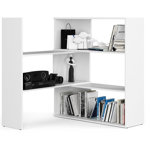 Scaffale regolabile mini TWIST - bianco
