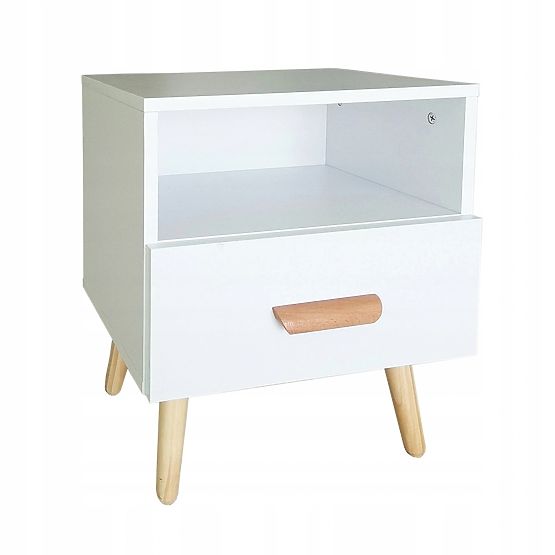 SCANDI comodino con cassetto