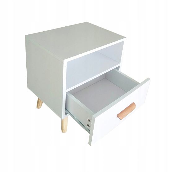 SCANDI comodino con cassetto