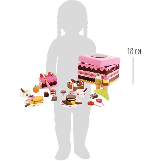 Scatola portadolci Small Foot in legno