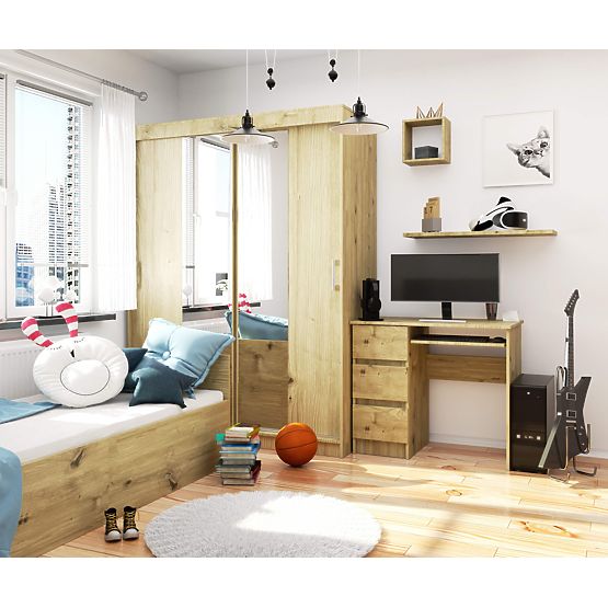 SCRIVANIA A-6 CLP ROVERE ARTISAN SINISTRA