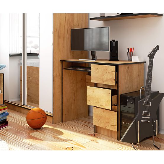 SCRIVANIA A-6 CLP ROVERE CRAFT DESTRA