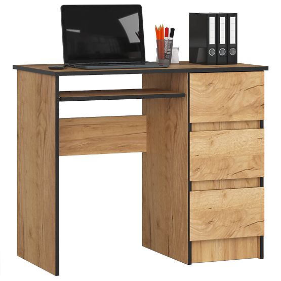 SCRIVANIA A-6 CLP ROVERE CRAFT DESTRA