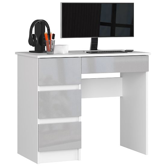 SCRIVANIA A-7 CLP METALLICO LUCIDO SINISTRA