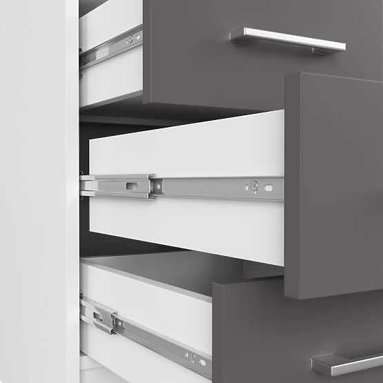 SCRIVANIA ANA PK BIANCO / GRIGIO