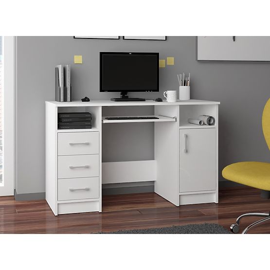 SCRIVANIA ANA PK BIANCO / LUCIDO BIANCO