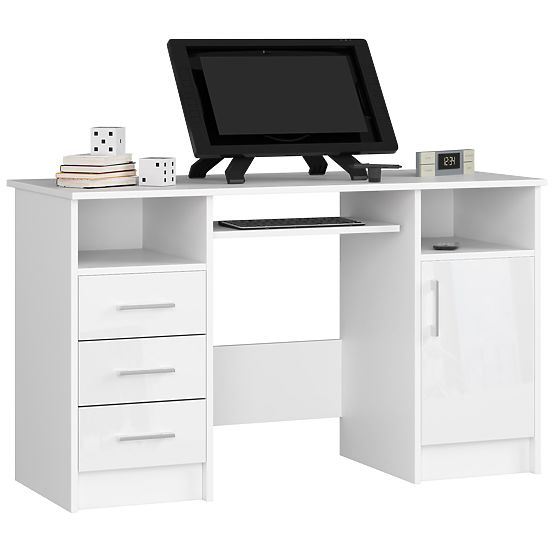 SCRIVANIA ANA PK BIANCO / LUCIDO BIANCO