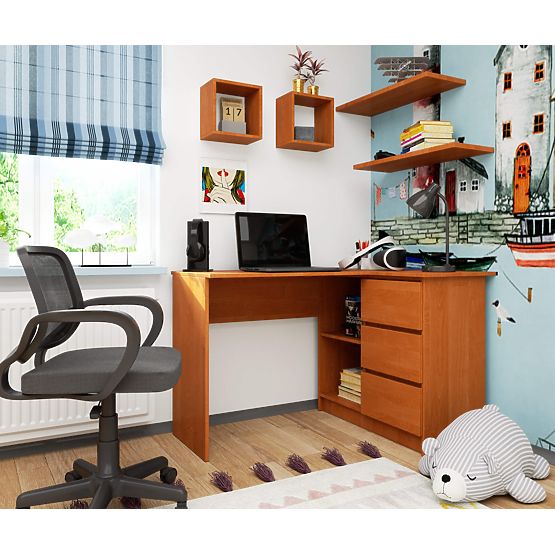 SCRIVANIA ANGOLARE B16 CLP DESTRA ONTANO