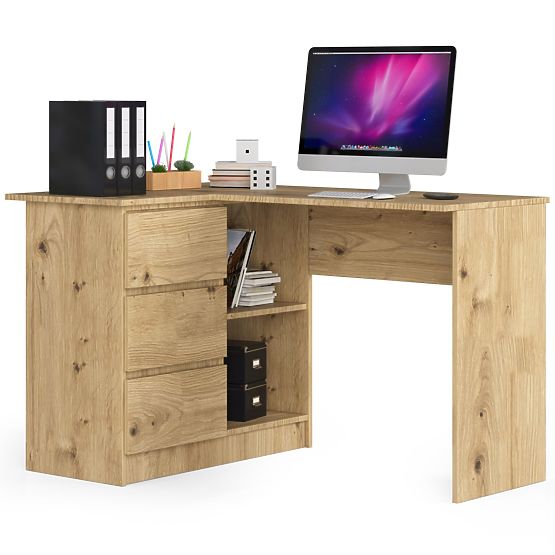 SCRIVANIA ANGOLARE B16 CLP SINISTRA ROVERE ARTISAN