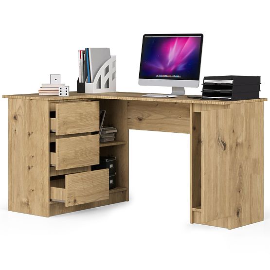 SCRIVANIA ANGOLARE B20 CLP SINISTRA PK ROVERE ARTISAN