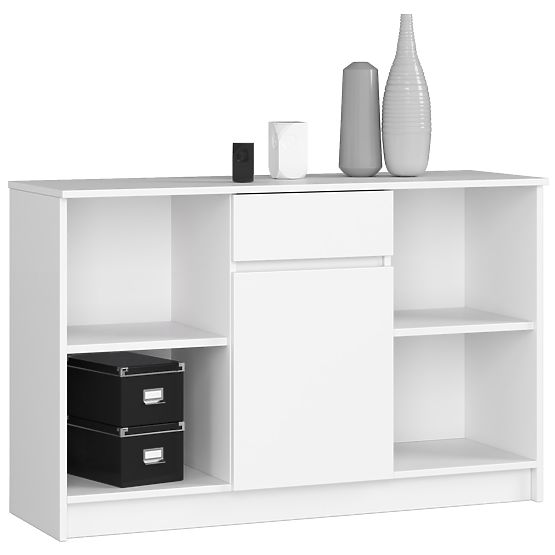 SCRIVANIA ANGOLARE - SET B-17 COMÒ E SCRIVANIA PK BIANCO