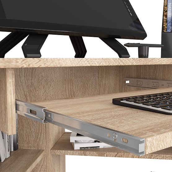 SCRIVANIA ANGOLARE TED PK ROVERE SONOMA