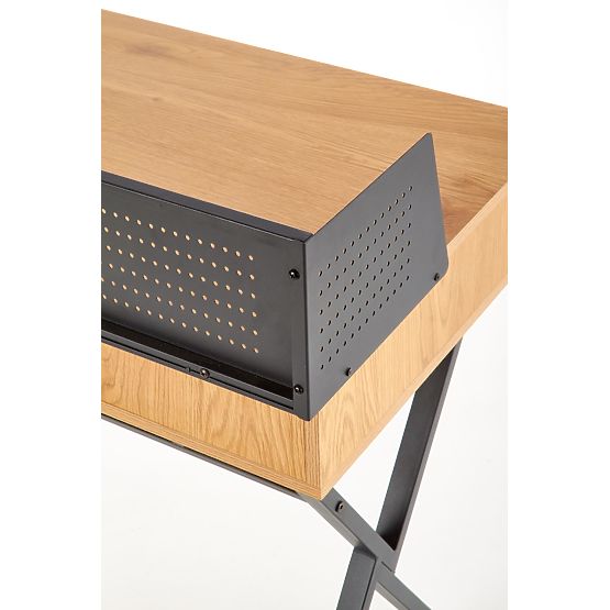 Scrivania B43 - rovere dorato / nero