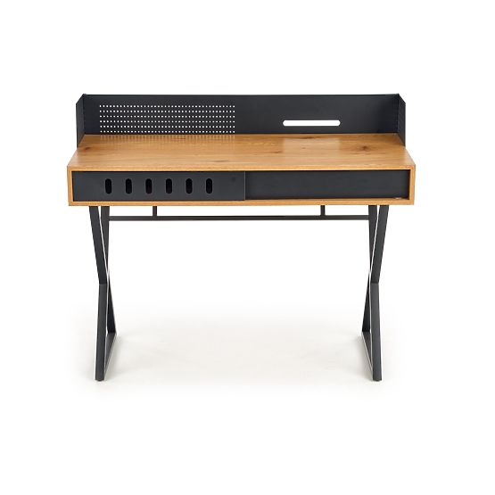 Scrivania B43 - rovere dorato / nero