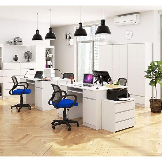 SCRIVANIA CLP A5 2D 2SZ BIANCA
