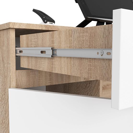 SCRIVANIA CLP A5 2D 2SZ PK SONOMA / BIANCO