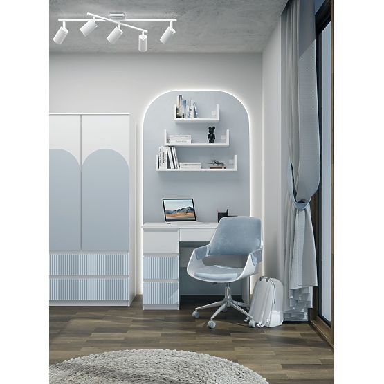 Scrivania Mijas LEWE ARTESO BLUE Blu