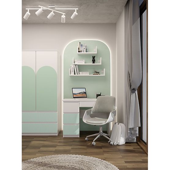 Scrivania Mijas LEWE ARTESO MINT Menta